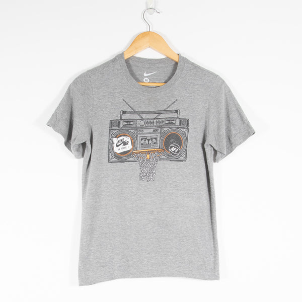 Nike Air Force One Boombox T-Shirt - Grey - X-Small