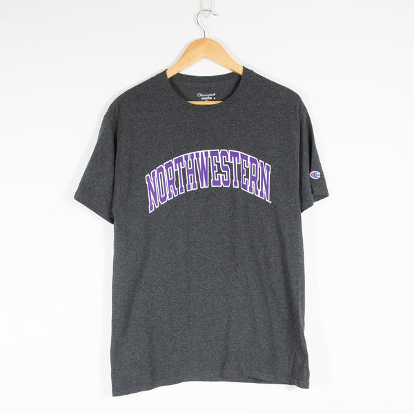 Champion Northwestern Wildcats T-Shirt - Grey - Medium