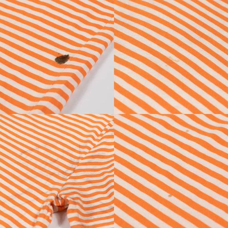 Ralph Lauren Striped T-Shirt - Orange - Medium