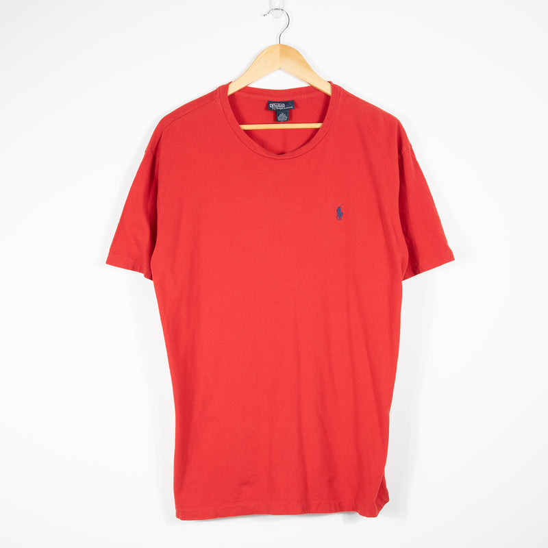 Ralph Lauren Crew Neck T-Shirt - Red - Medium