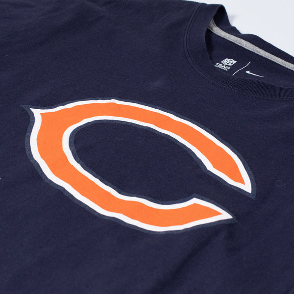 Nike Chicago Bears Logo T Shirt - Navy - Large