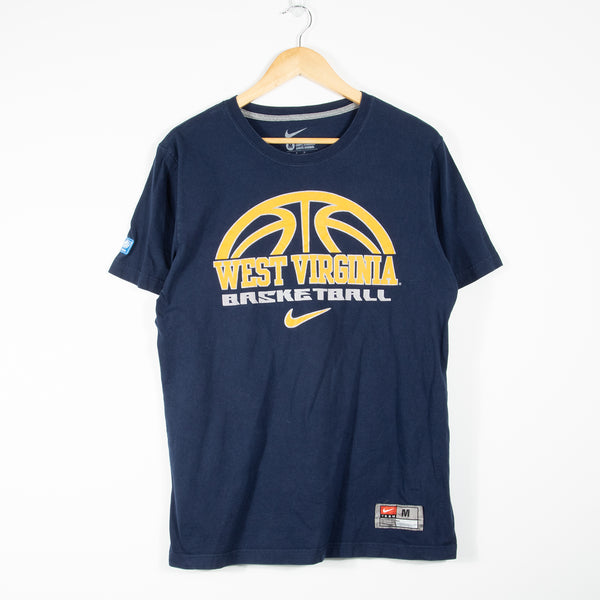 Nike West Virginia Basketball T Shirt - Navy - Medium