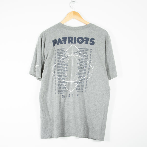 Nike New England Patriots Super Bowl T-Shirt - Grey - Large