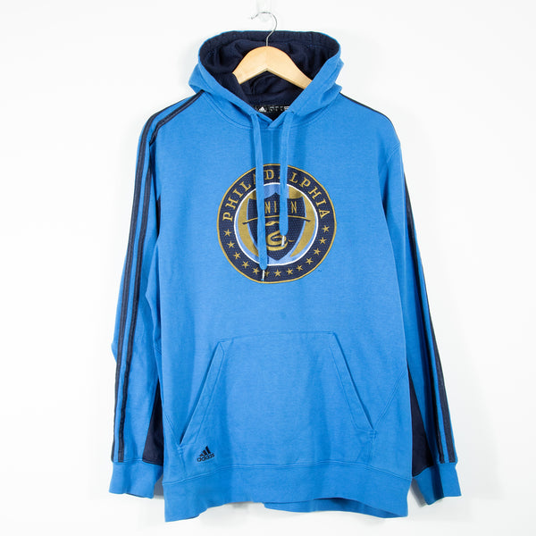 adidas Philadelphia Union Hoodie - Blue - Large