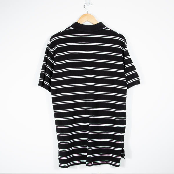 Ralph Lauren Striped Polo Shirt - Black - Large - Back