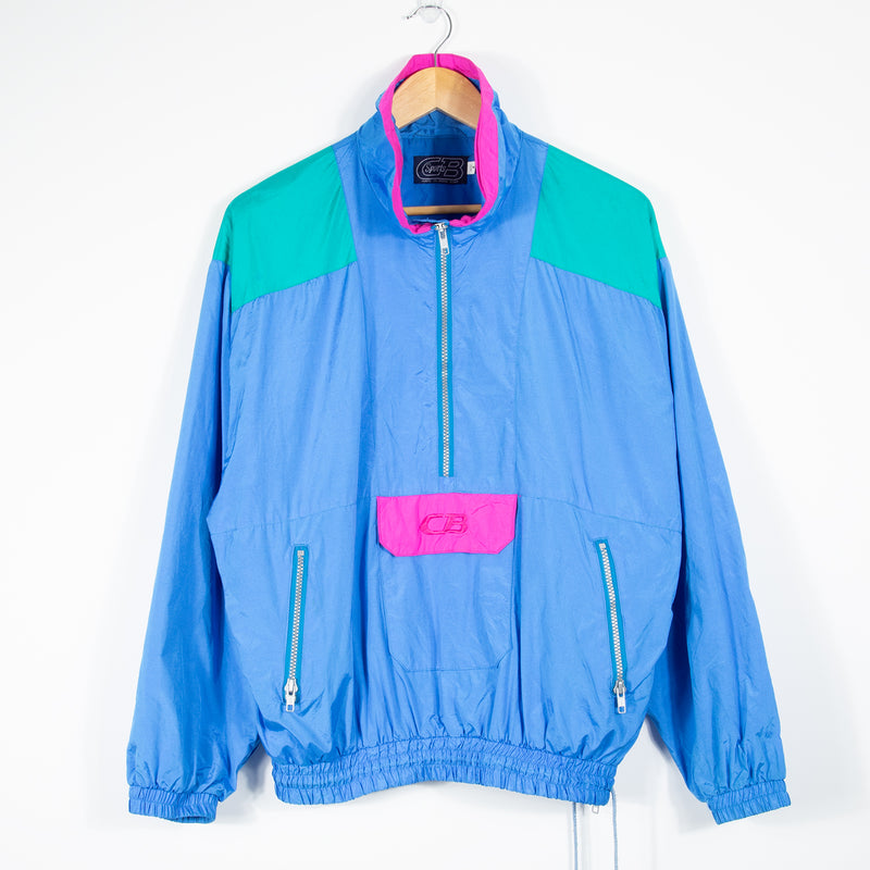 CB Sports 90s Track Jacket - Blue - Medium - Front