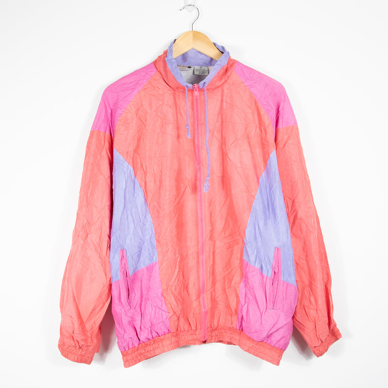 Crazy Print Track Jacket - Pink - Small - Front
