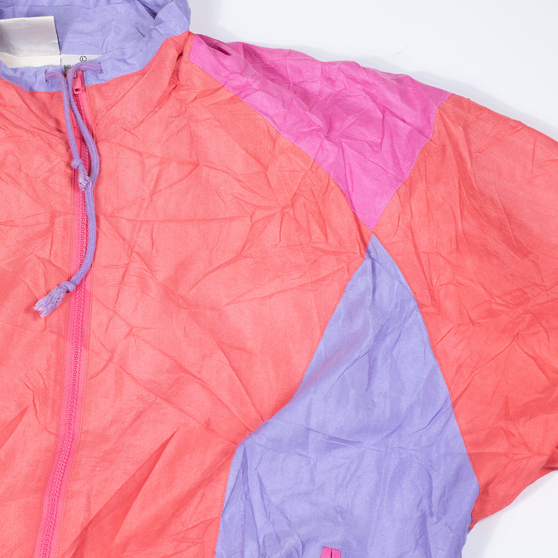 Crazy Print Track Jacket - Pink - Small - Detail