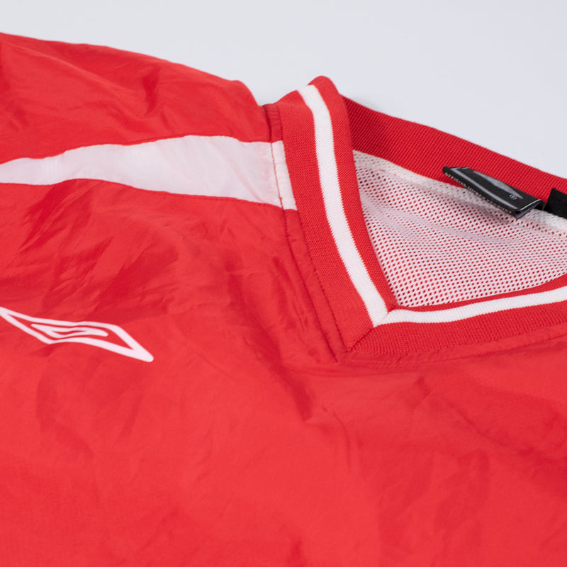 Umbro Pullover Jacket - Red - X-Large - Collar