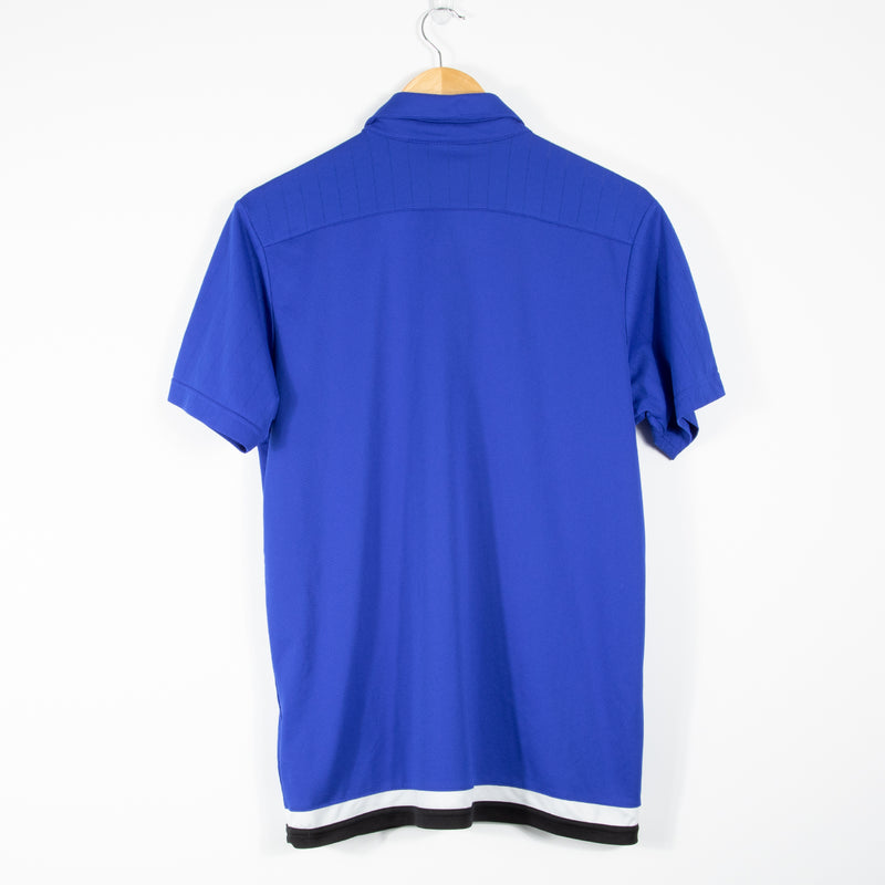 adidas TuS Hausen Polo Shirt - Blue - Medium - Back