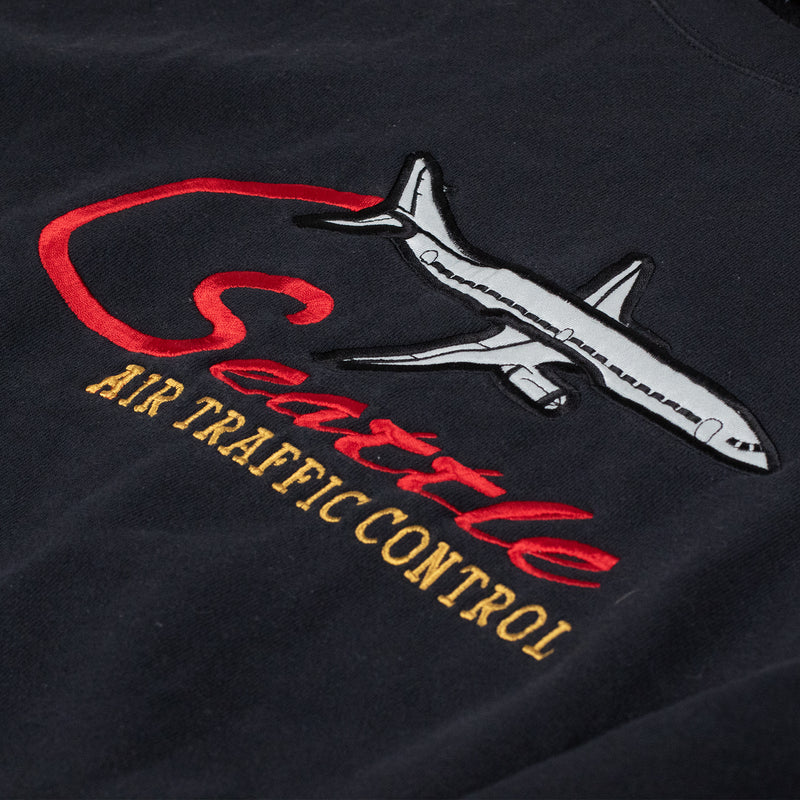 Lee Seattle Air Traffic Control Sweatshirt - Black - Large - Detail