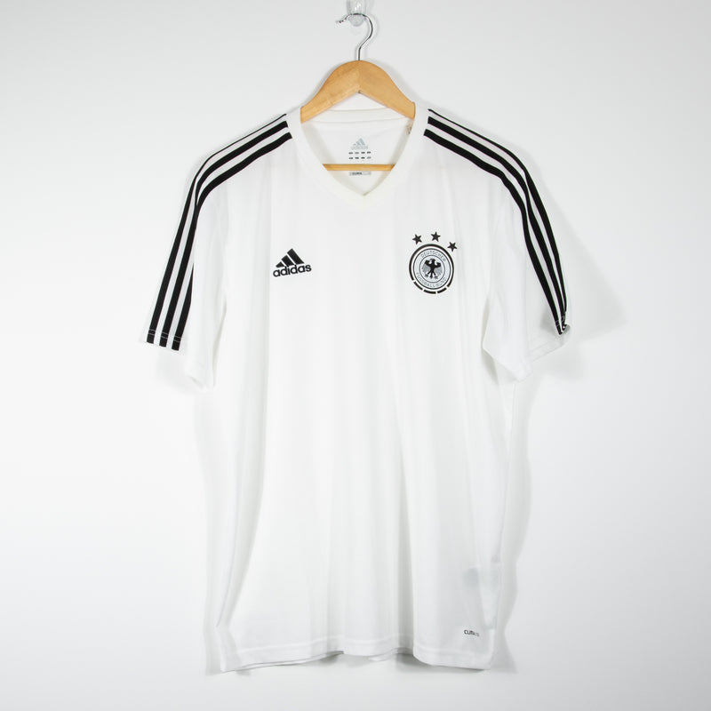 adidas Germany Football Training T-Shirt - White - Large - Front