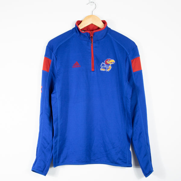 adidas Kansas Jayhawks Track Jacket - Blue - Small - Front