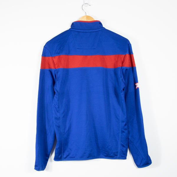 adidas Kansas Jayhawks Track Jacket - Blue - Small - Back