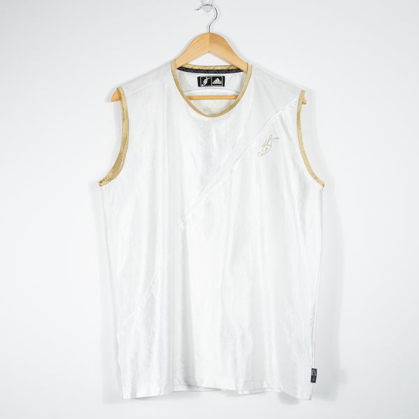 adidas x David Beckham Vest - SIlver - Medium - Front