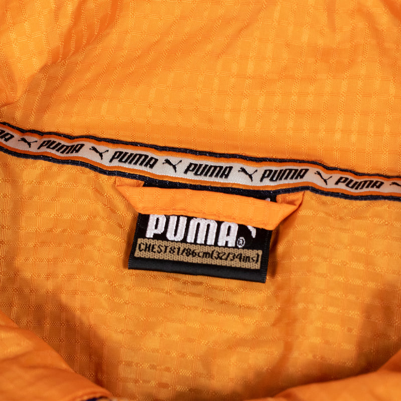 Puma Track Jacket - Blue/Orange - Small - Tags