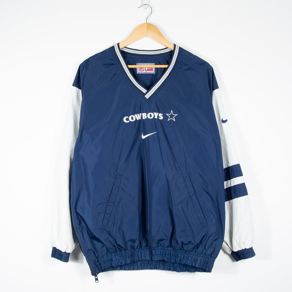Nike Dallas Cowboys Pullover Jacket - Navy - Front