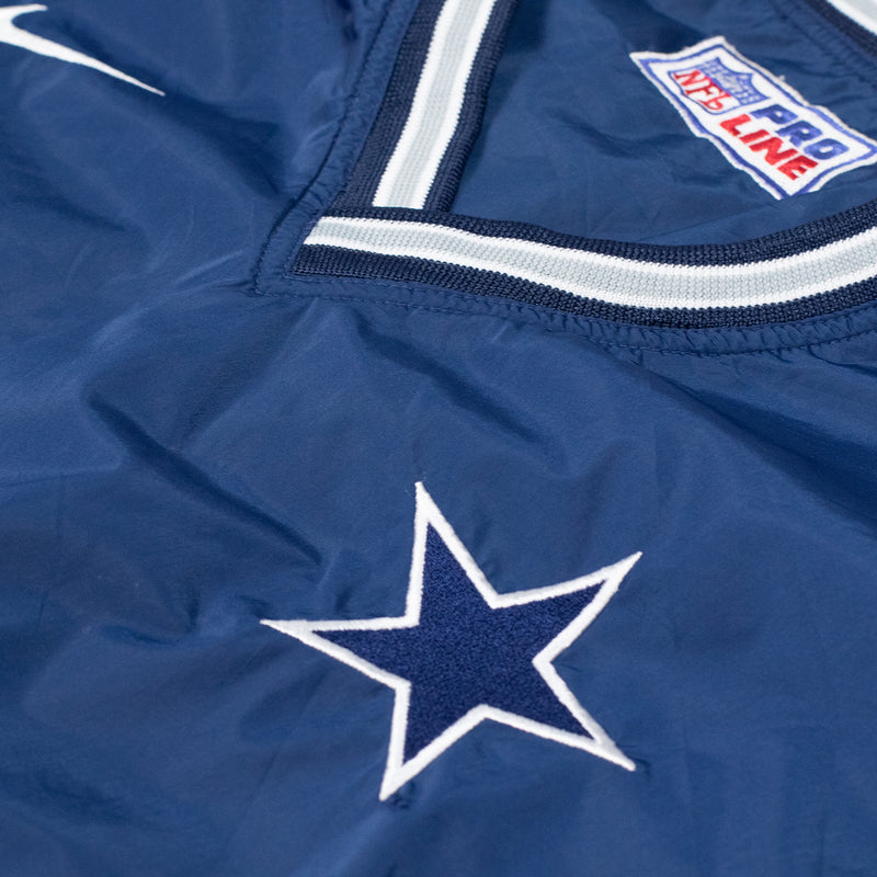 Nike Dallas Cowboys Pullover Jacket - Navy - logo