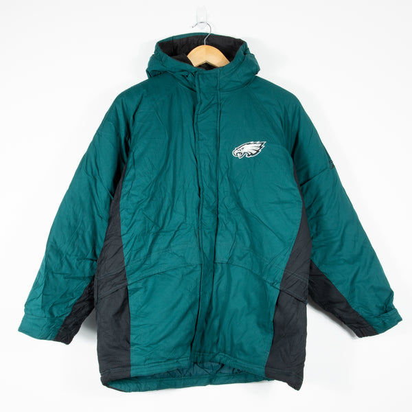 Reebok Philadelphia Eagles Coat - Green - Front