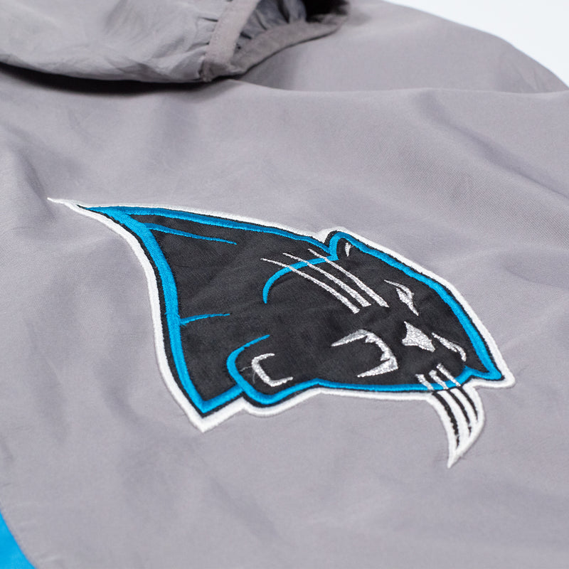 Reebok Carolina Panthers Track Jacket - Grey - Large - Logo 2