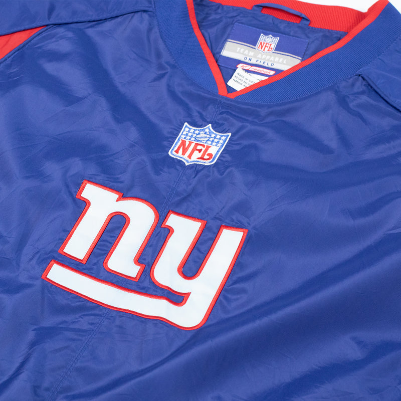 Reebok New York Giants Pullover Jacket - Blue - Logo 1