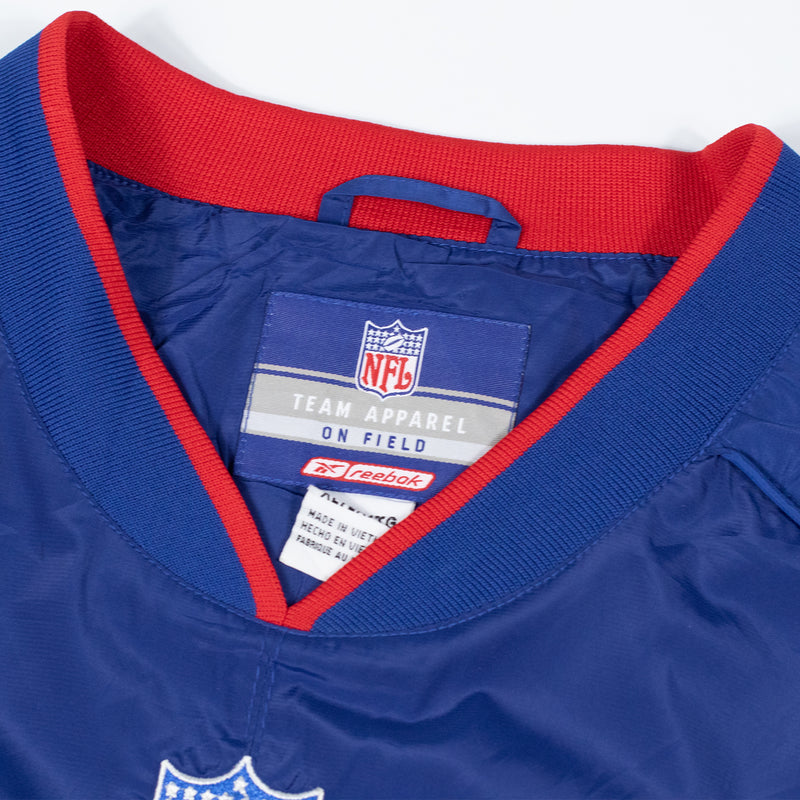 Reebok New York Giants Pullover Jacket - Blue - Tags