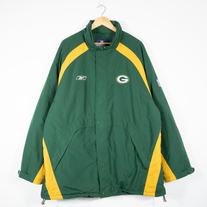 Reebok Green Bay Packers Coat - Green - Front