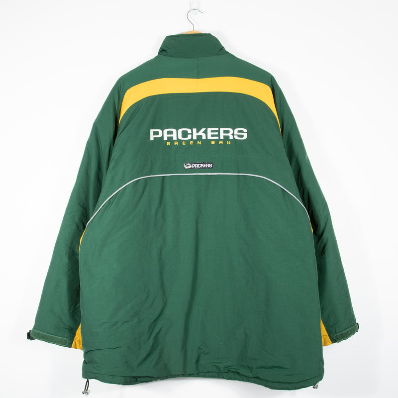 Reebok Green Bay Packers Coat - Green - Back