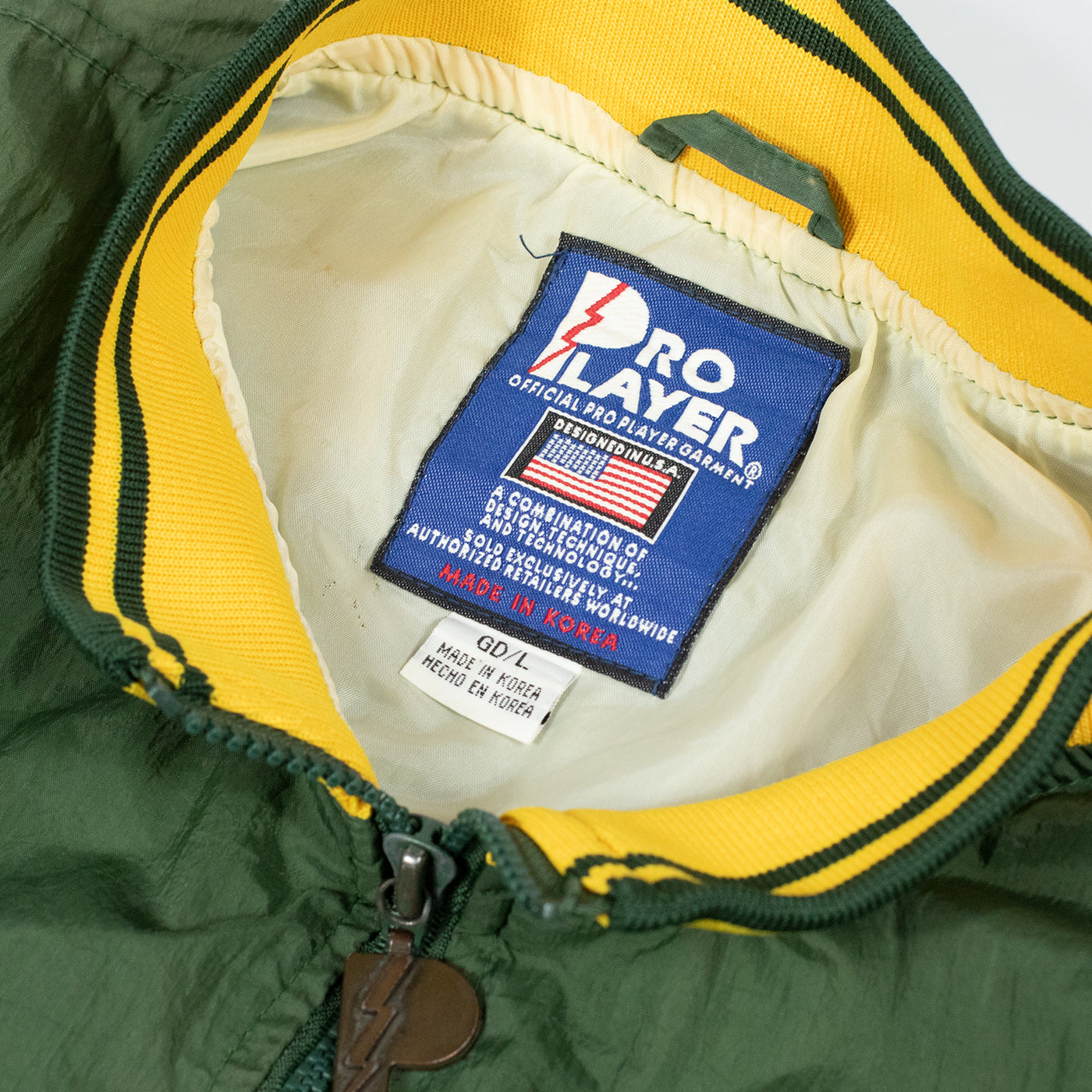 Pro Player Green Bay Packers 90s Jacket - Green - Large – Viaduct 