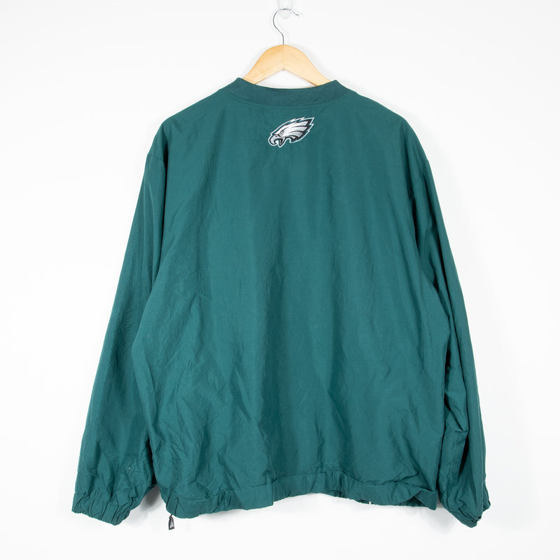 Philadelphia Eagles Pullover Jacket - Green - Back