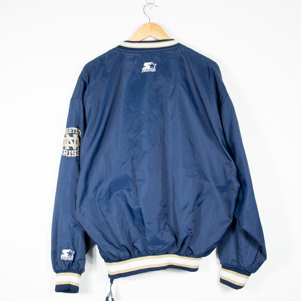 Starter Notre Dame Pullover Jacket - Navy - Back