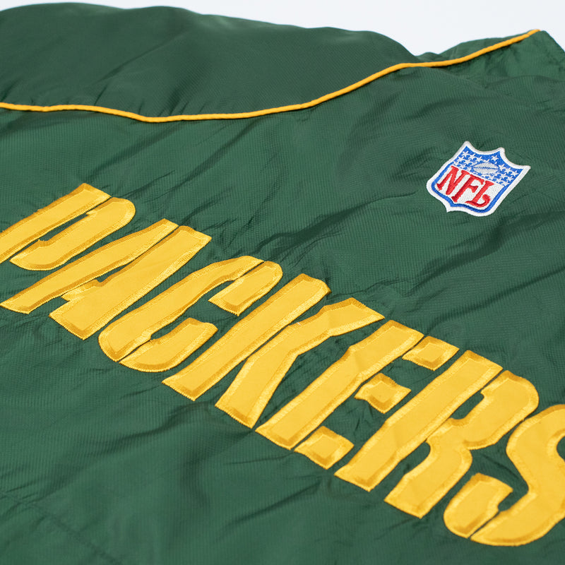 Reebok Green Bay Packers Jacket - Spell out logo