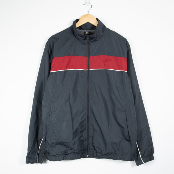 Starter Track Jacket - Grey/Red - Medium