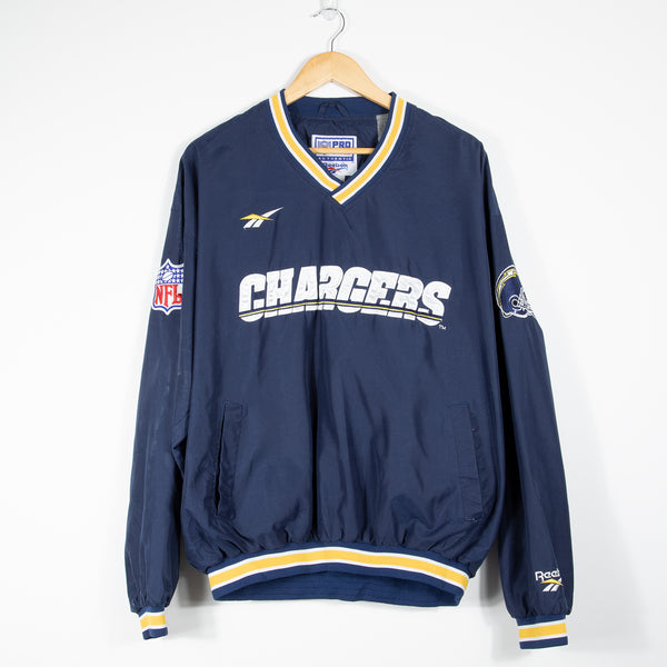 Reebok San Diego Chargers Pullover Jacket - Navy - Large