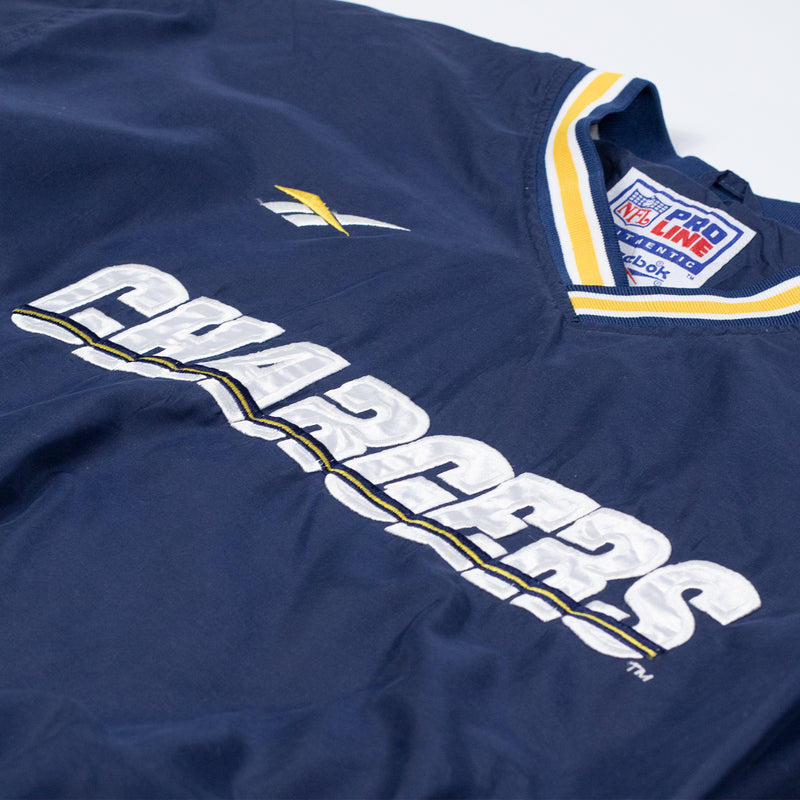 Reebok San Diego Chargers Pullover Jacket - Navy - Large