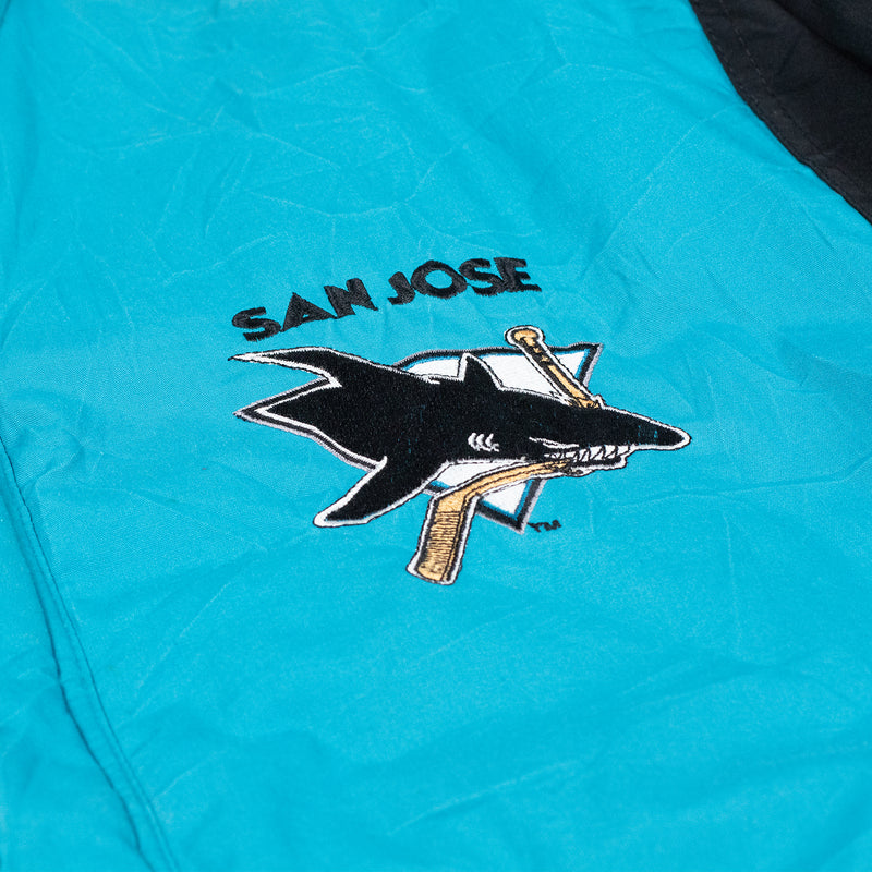 Logo 7 San Jose Sharks Coat - Blue - Large - Logo