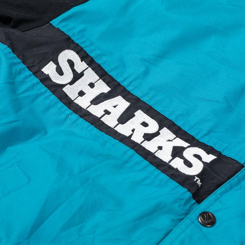 Logo 7 San Jose Sharks Coat - Blue - Large - Logo 3