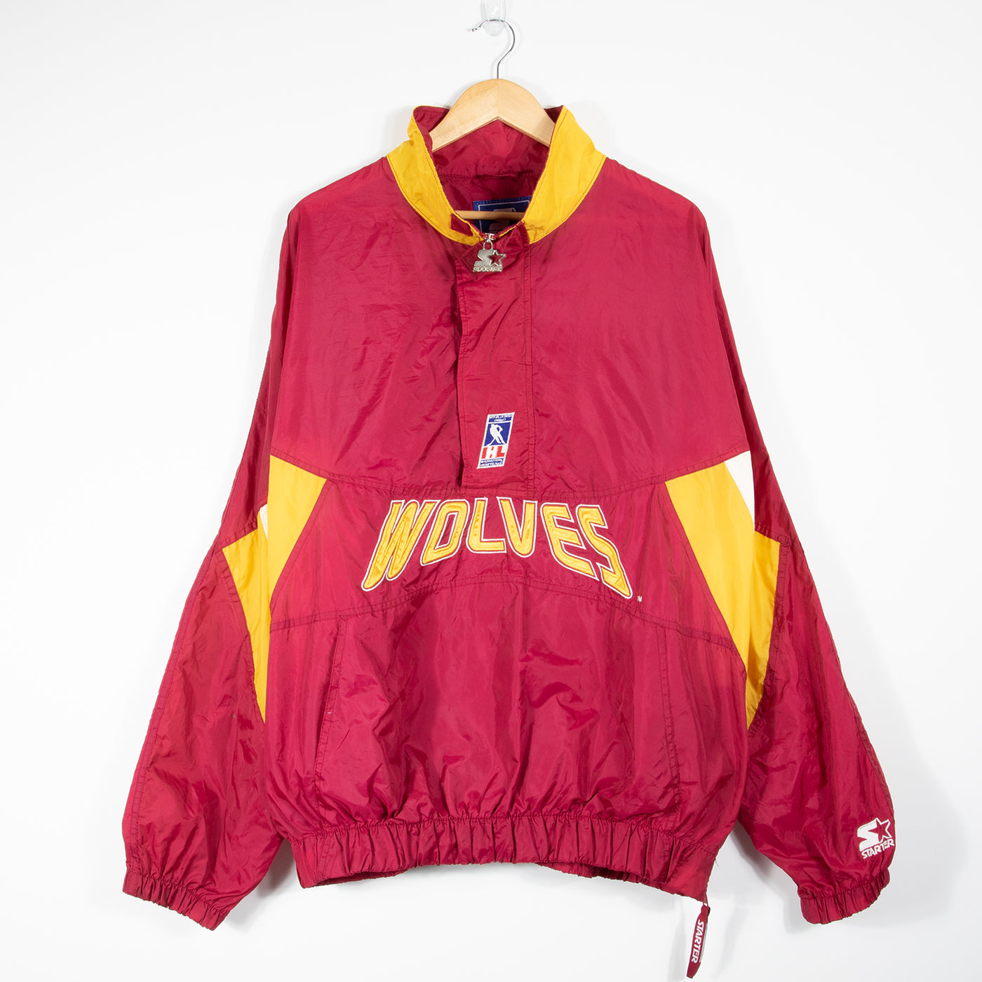 Starter Chicago Wolves Track Jacket - Red - X-Large