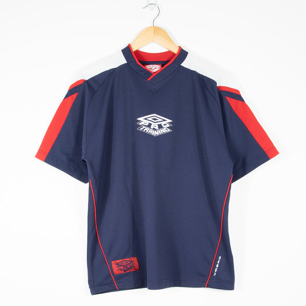 Umbro Pro Training T-Shirt - Navy - Medium front