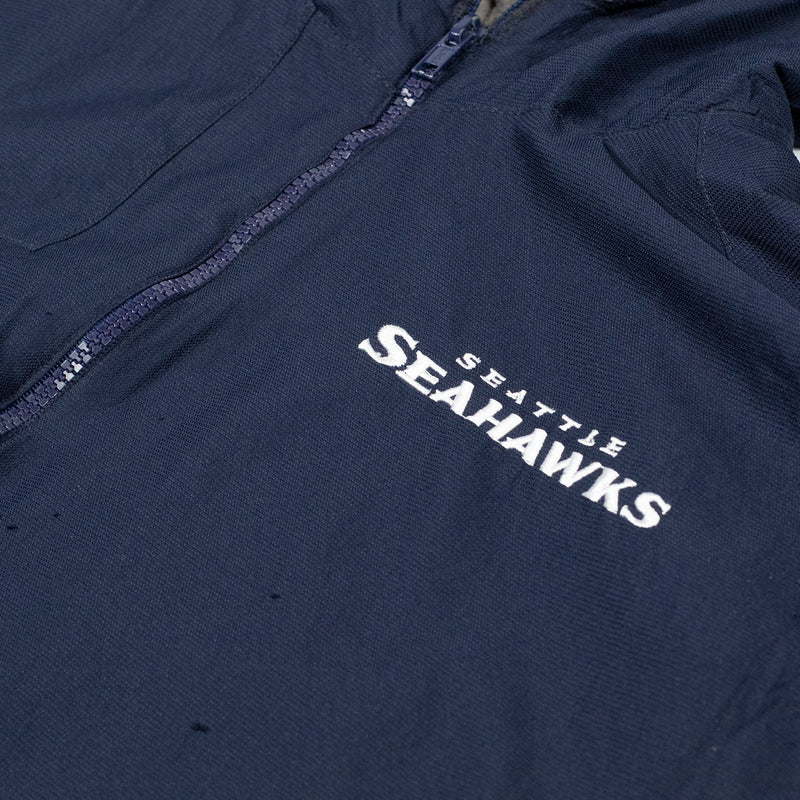 Reebok Seattle Seahawks Coat - Navy - Small