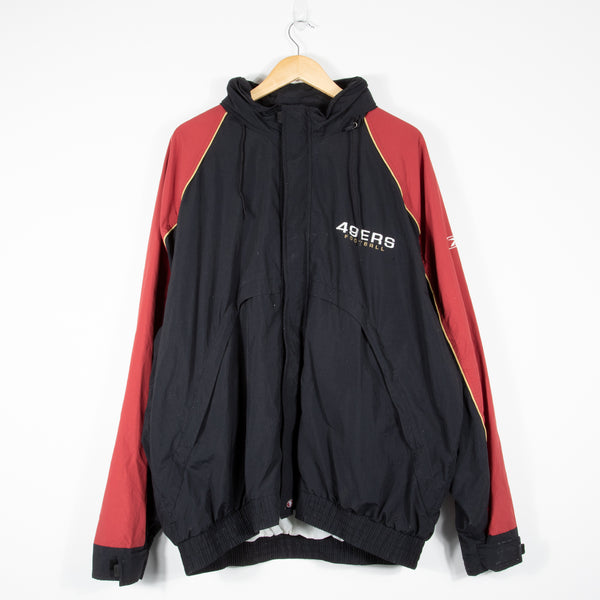 Reebok San Fransisco 49ers Track Jacket - Black - X-Large