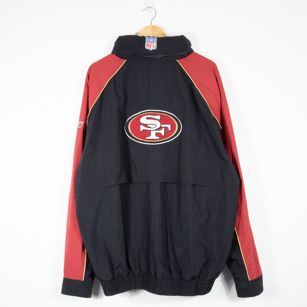 Reebok San Fransisco 49ers Track Jacket - Black - X-Large