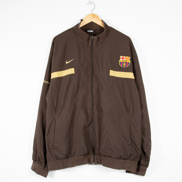 Nike FC Barcalona Track Jacket - Brown - XX-Large