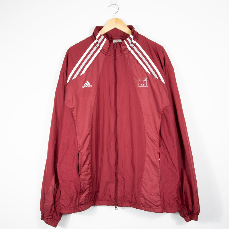 adidas Temple Owls Track Jacket - Red - X-Large