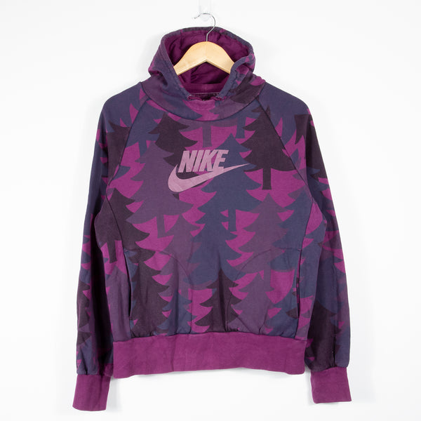 Nike Christmas Hoodie - Purple - Small