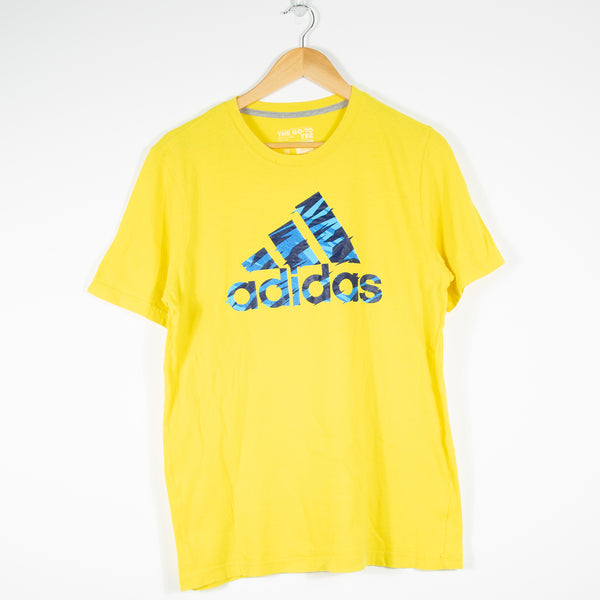 adidas T-Shirt - Yellow - Medium