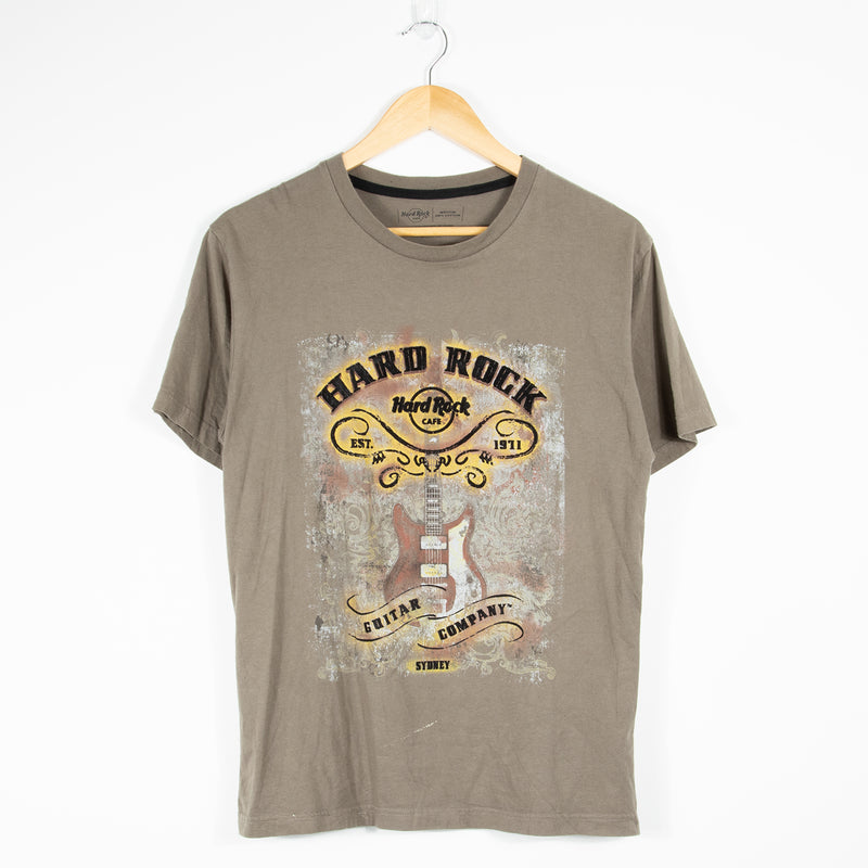 Hard Rock Cafe T-Shirt - Brown - Medium