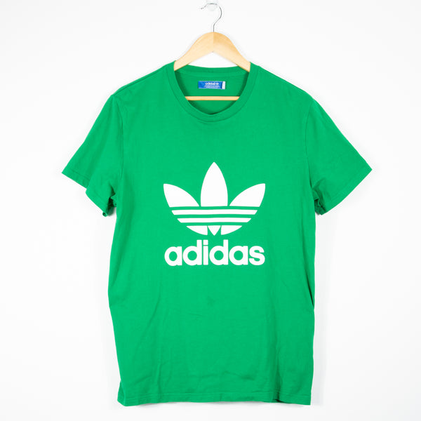 adidas Originals Trefoil T-Shirt - Green - Large