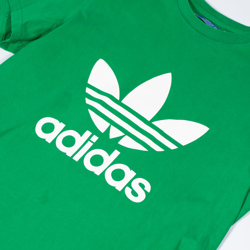 adidas Originals Trefoil T-Shirt - Green - Large