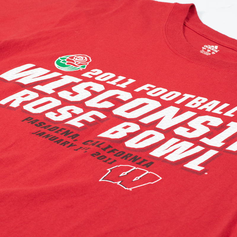 adidas Rose Bowl T-Shirt - Red - X-Large